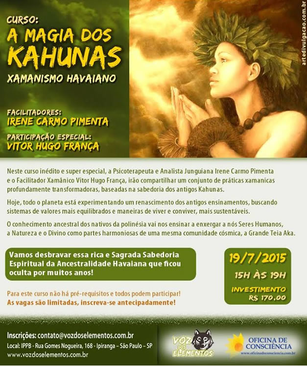 Curso Especial: "A Magia do Kahunas"