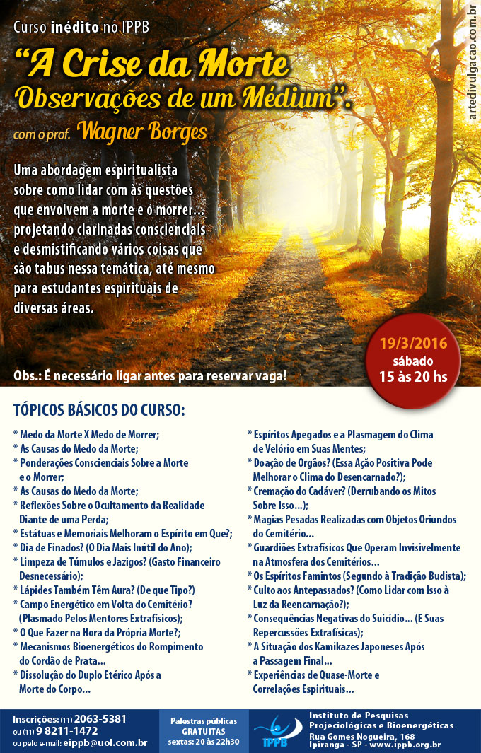 curso especial a crise da morte marco 2016