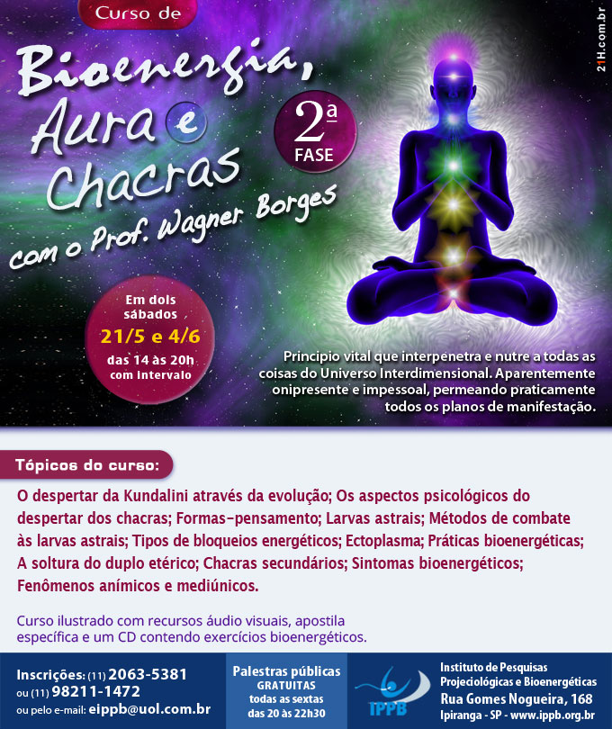 curso de bioenergia aura e chacras 2o fase maio 2016