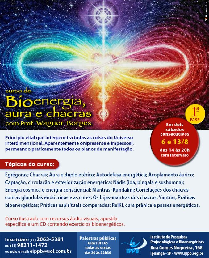 curso de bioenergia aura e chacras 1o fase agosto 2016
