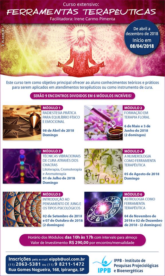 curso de ferramentas terapeuticas no ippb 2018
