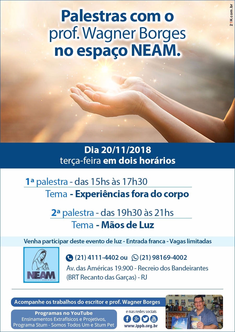 palestras gratuitas no rio de janeiro dezembro 2018